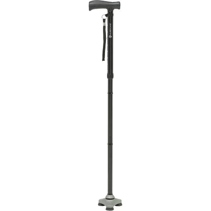 Drive HurryCane Freedom Edition Folding Cane with T Handle, Black front package
