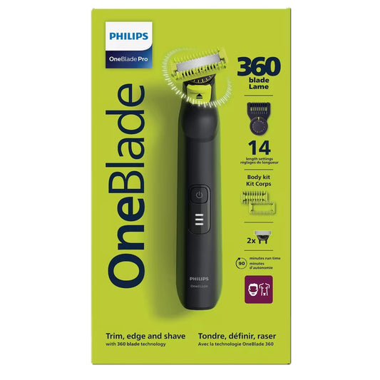 Philips OneBlade 360 Face & Body Pro, 14-length settings, QP6542/15 front package