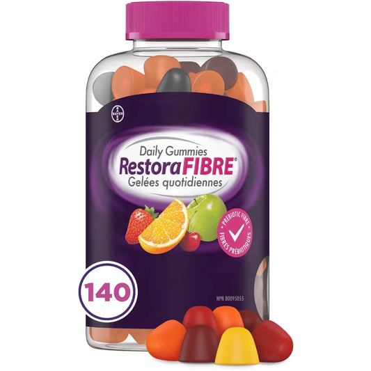 Restoralax Daily Prebiotic Fibre Gummies front package