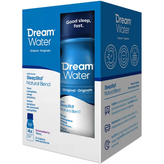 Dream Water Snoozeberry 4pk 4 pack front package
