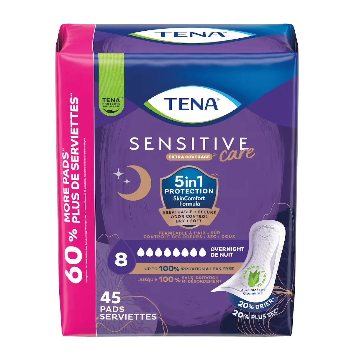 Tena Sens Care Ovn Pad 45s product image