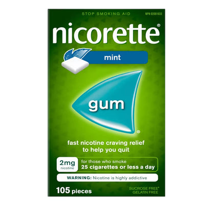 Nicorette nicotine gum extreme chill product image