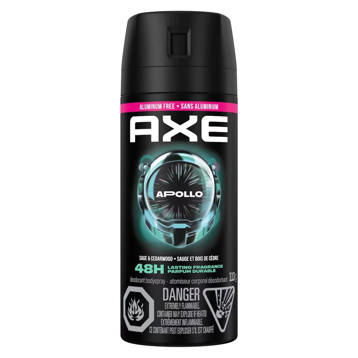 Axe Deodorant Body Spray Apollo 113 G front package