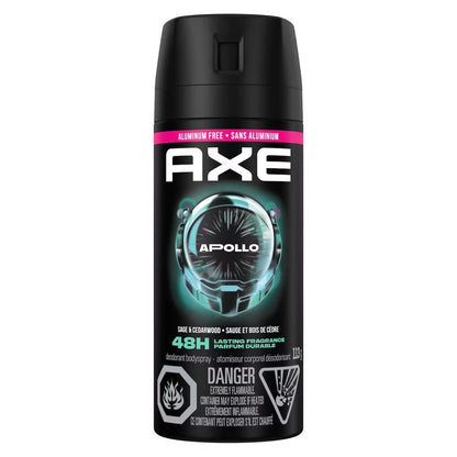 Axe Deodorant Body Spray Apollo 113 G front package