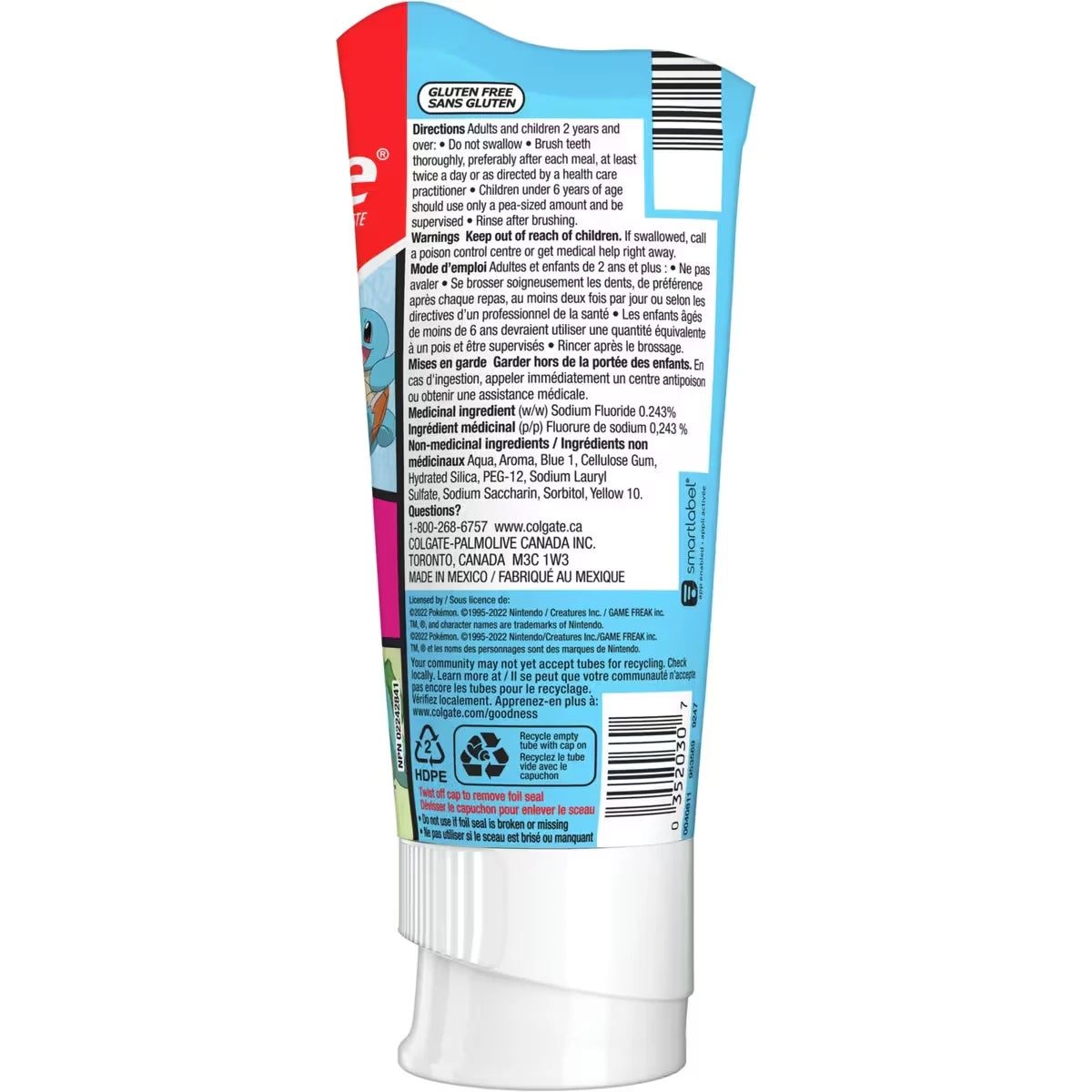 Colgate Fluoride Toothpaste for Kids - Pokemon product image