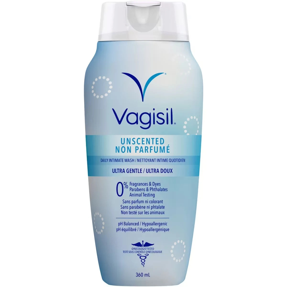 Vagisil Unscented Daily Intimate Wash front package