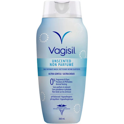 Vagisil Unscented Daily Intimate Wash front package
