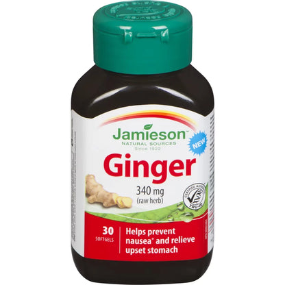 Jamieson Ginger 340 mg front package