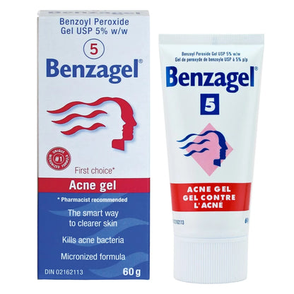 Benzagel Acne Gel 5% front package