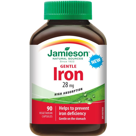 Jamieson Gentle Iron 28mg front package