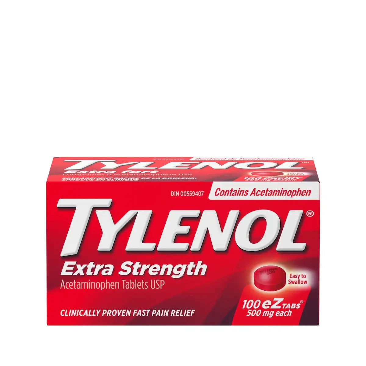 Tylenol Extra Strength Pain Relief Acetaminophen 500 mg product image