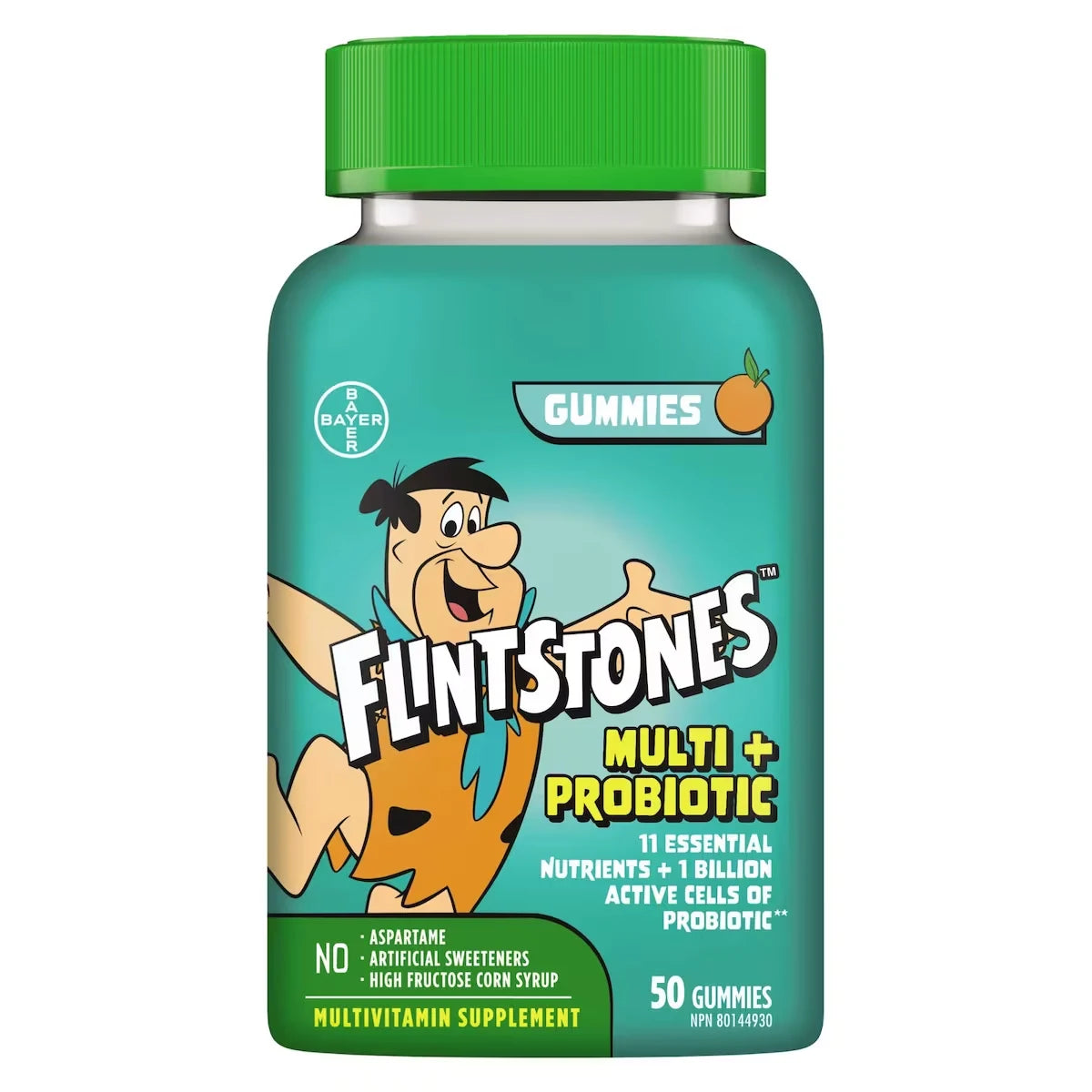 Flintstones Kids Multivitamin + Probiotic Gummies front package