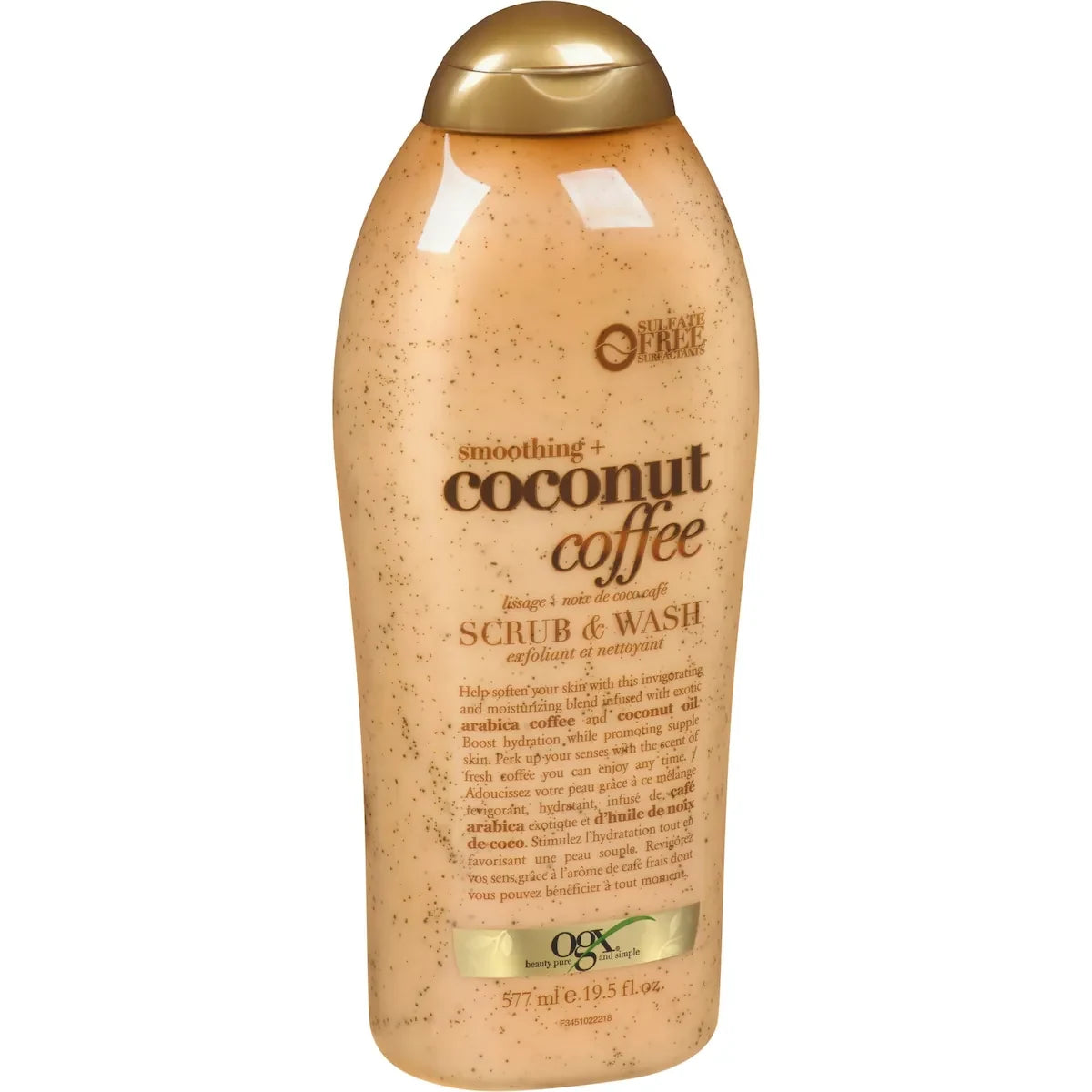 OGX Smoothing + Coconut Coffee Exfoliating Body Scrub & Wash product detail