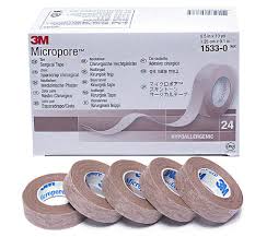 Solventum Micropore Medical Tape 1/2in x 10yd Tan - Box of 24