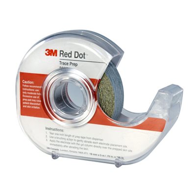 Solventum Tape Skin Prep Electrode 18mm X 5m With Dispenser Red Dot 2236 — Each — product image