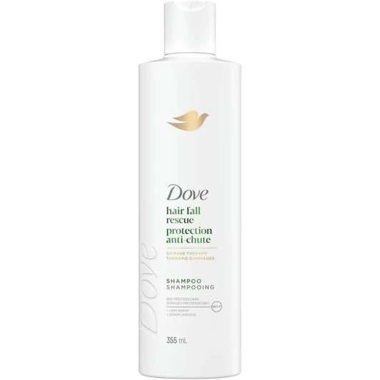 Dove Hair Fall Rescue Shampoo for Fragile Hair, with Liquid Bio-Protein Care, 355 ML front package