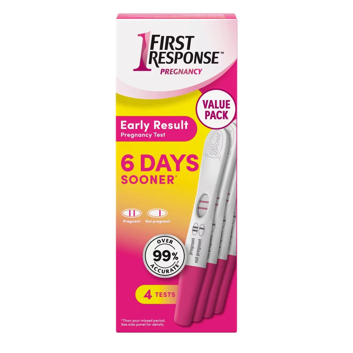 First Response Early Result Pregnancy Test-4 tests front package