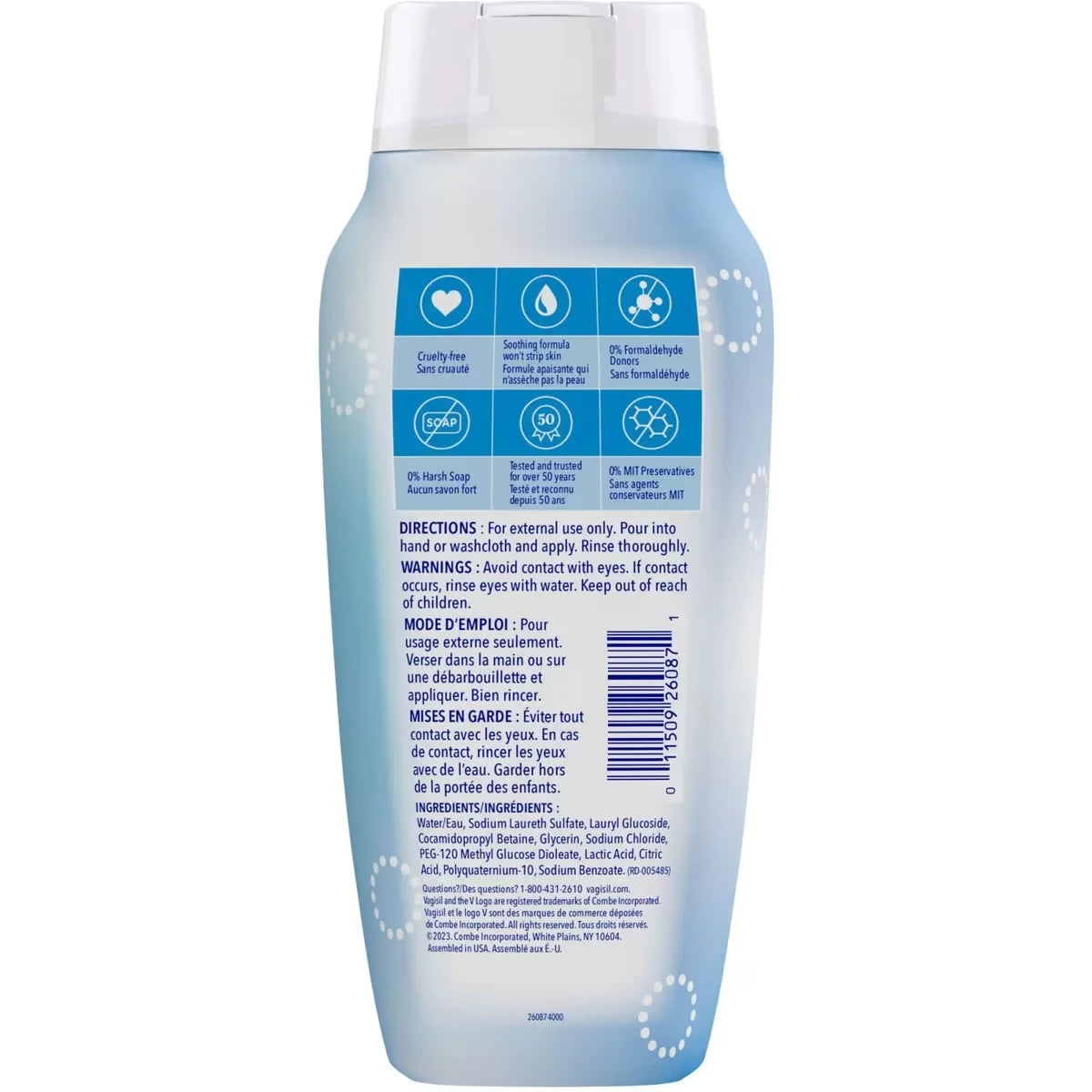 Vagisil Unscented Daily Intimate Wash product detail