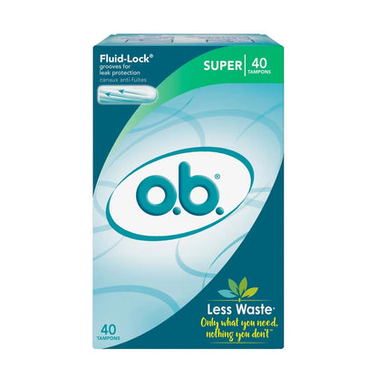 O.B Original Non-Applicator Tampons Super Absorbancy product detail