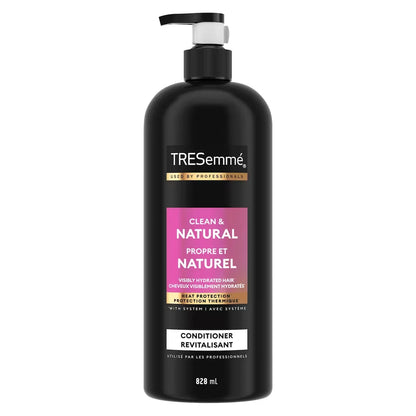 TRESemmé Conditioner Clean & Natural 828ml front package