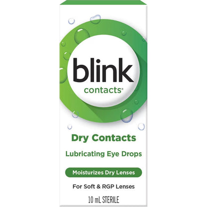 Blink Contacts Lubricating Drops front package