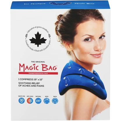 Magic Bag Neck to Back Hot/Cold compress 48cm x 31cm front package