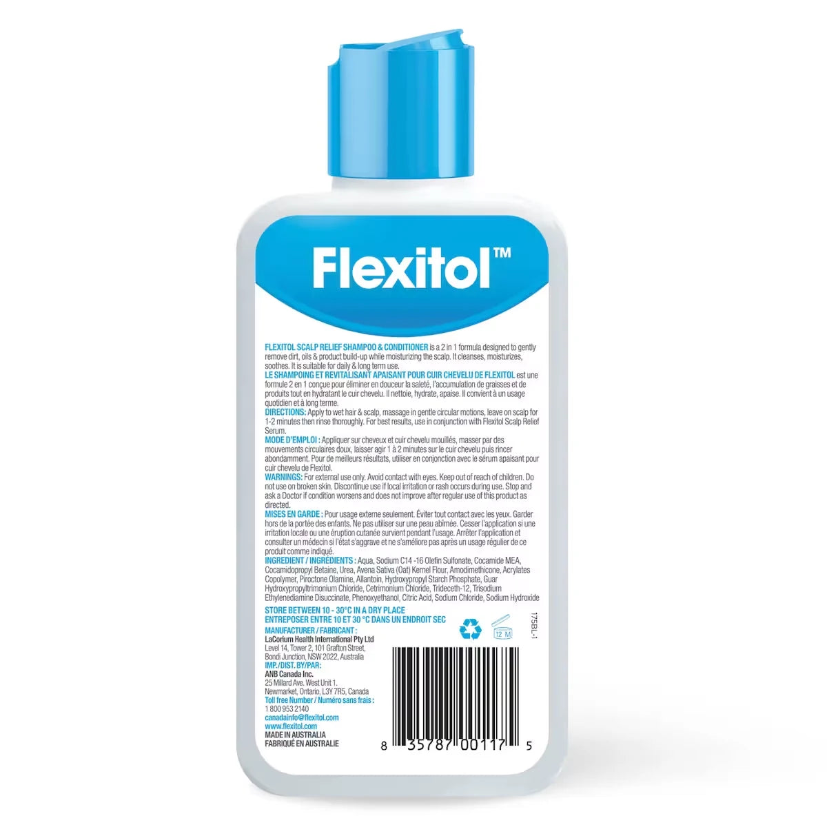 Flexitol Scalp Relief Shampoo and Conditioner product detail