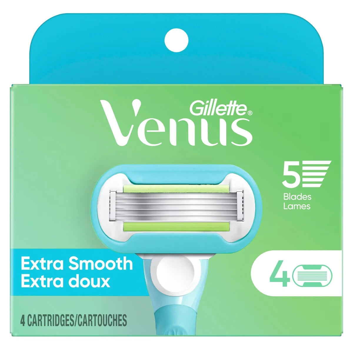Venus Gillette Extra Smooth Women's Razor Blades, 4 Refills product detail
