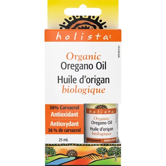 Holista Organic Oregano Oil 36% Carvacrol front package