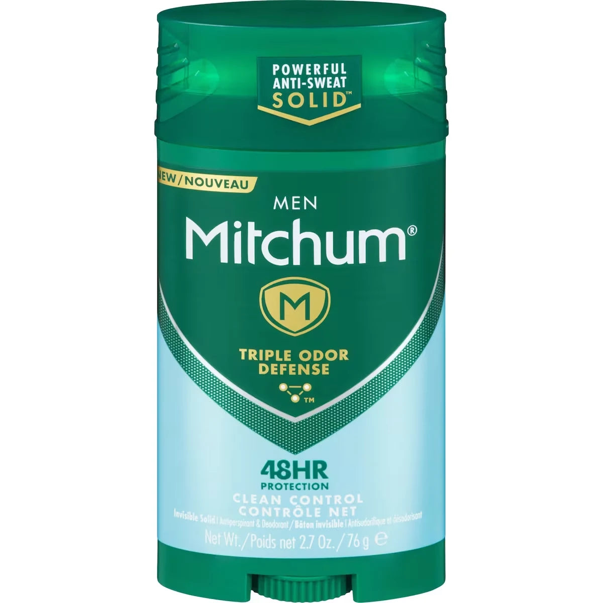 Mitchum Men Advanced Control Antiperspirant & Deodorant Invisible Solid Clean Control front package