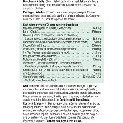 Jamieson Chewable Magnesium Mineral Complex product detail