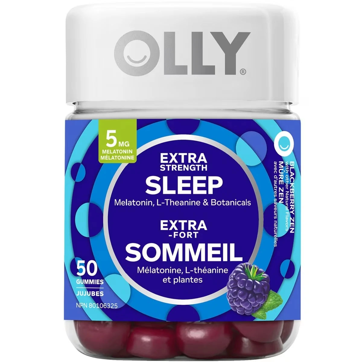OLLY Vitamin Extra Strength Sleep front package
