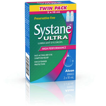 Systane Ultra Preservative Free Lubricant Eye Drops Twin Pack product detail
