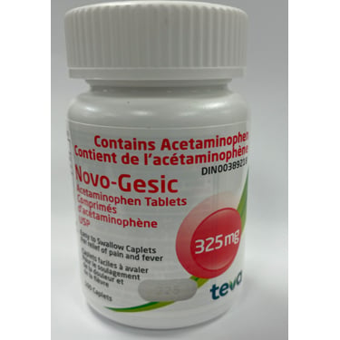 Novo - Gesic 100 Tablets 325 mg