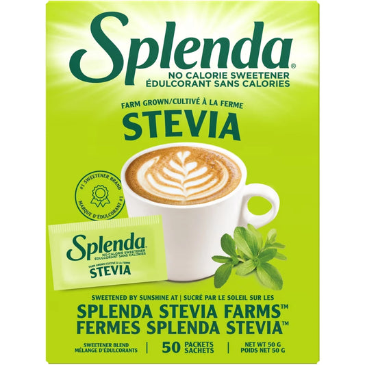 Splenda Stevia Sweetener Packets - 50ct 50 count front package