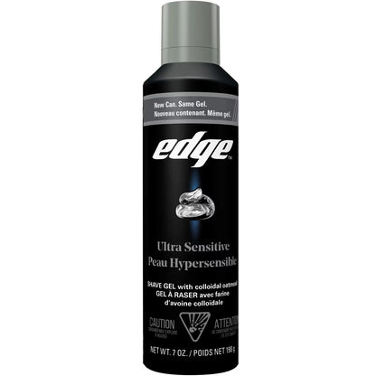 Edge Ultra Sensitive Mens Shave Gel front package