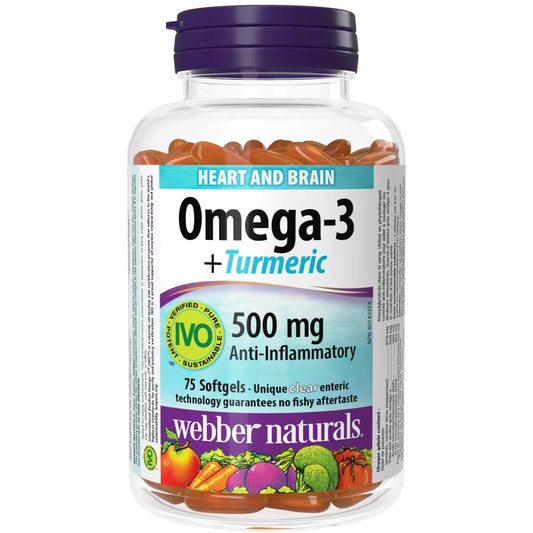 Webber Omega-3+Turmeric front package