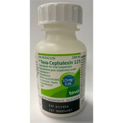 Cephalexin Suspension, 25 mg/ml, 100 mL