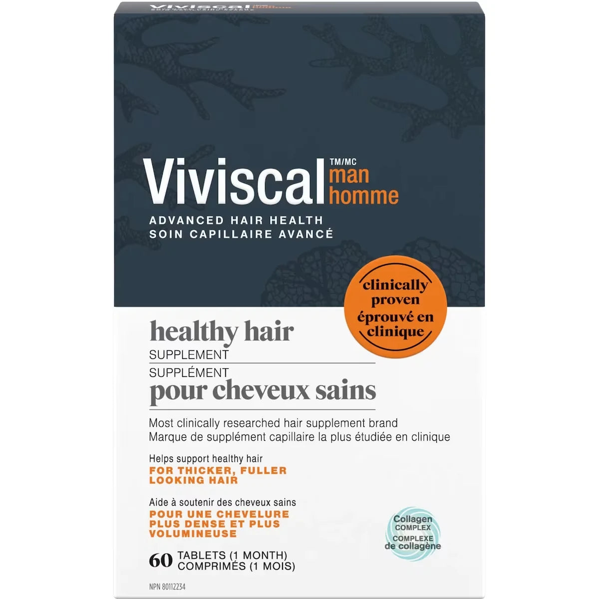 Viviscal Mens Supplement front package