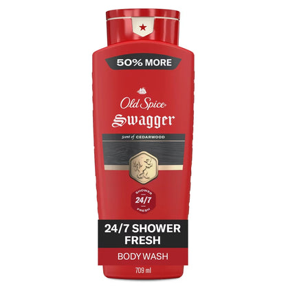 Old Spice Swagger Scent of Confidence, Body Wash for Men front package