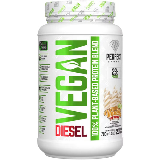 Perfect Sports Diesel Vegan Vanilla front package