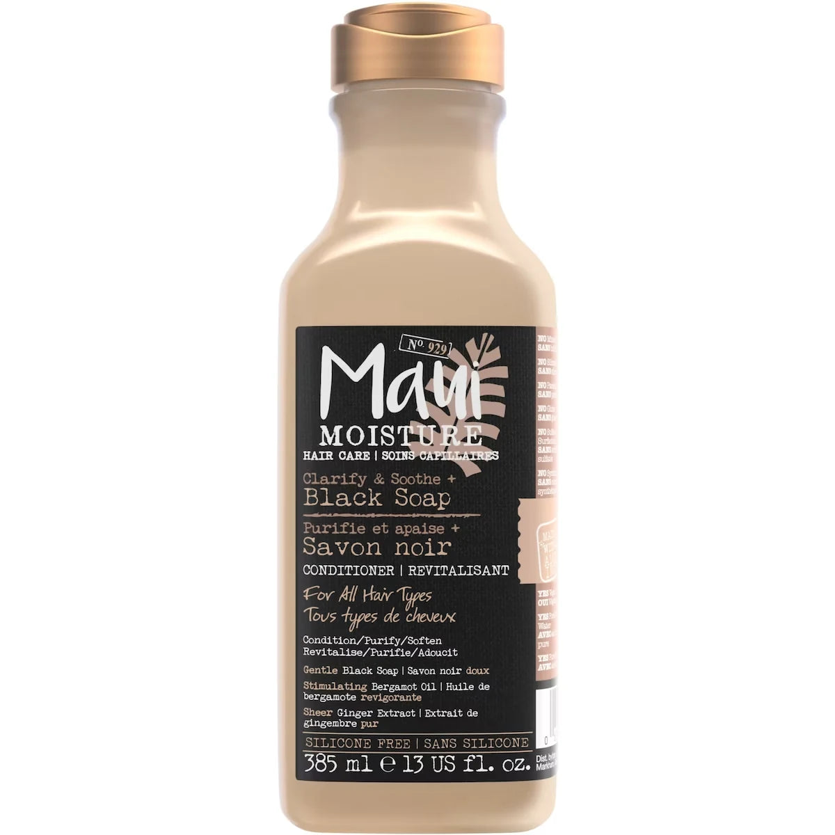Maui Moisture Clarify & Soothe + Black Soap Conditioner front package