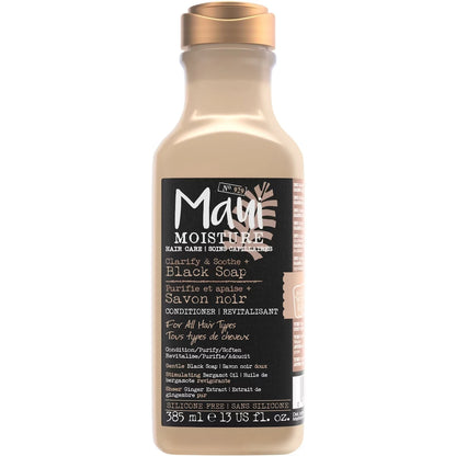 Maui Moisture Clarify & Soothe + Black Soap Conditioner front package