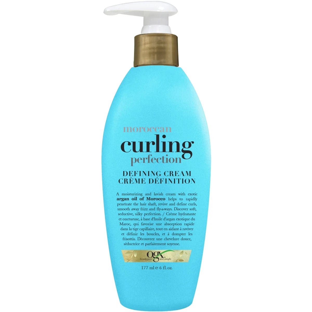 OGX Argan Oil of Morocco Curling Perfection Curl-Defining Cream front package
