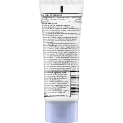 Neutrogena Ultra Sheer Face Sunscreen SPF 60 product detail