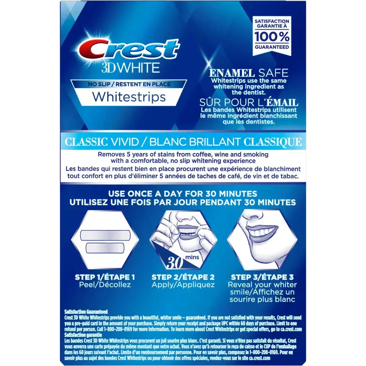 Crest 3D White Whitestrips Classic Vivid, 20 Treatments product detail