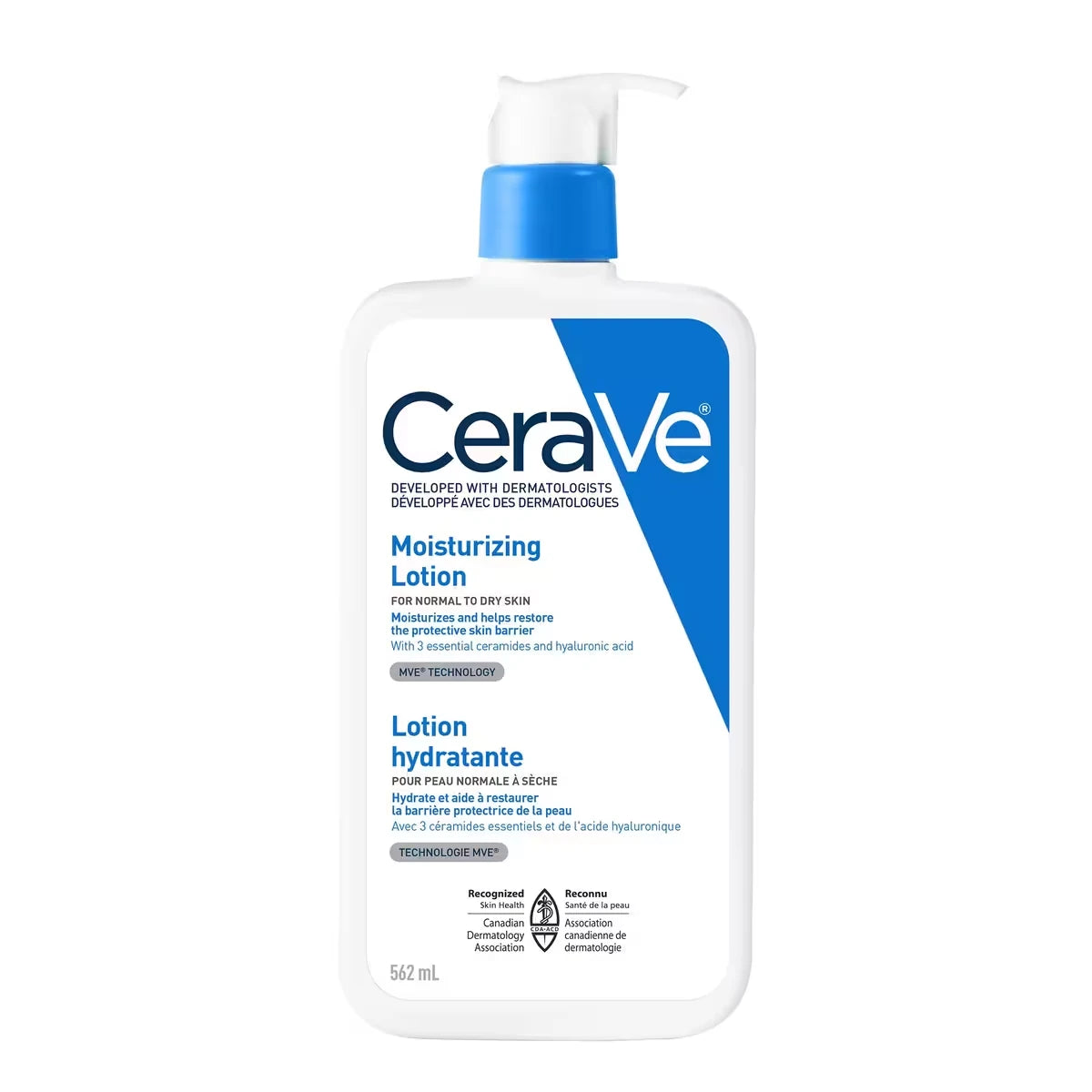 CeraVe Moisturizing Face & Body Lotion For Dry Skin 562 mL product image