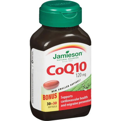 Jamieson CoQ10 120 mg product detail