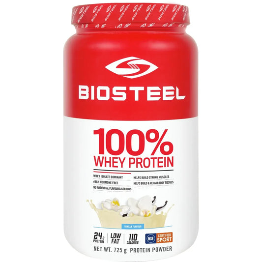 Biosteel 100% Whey Protein front package