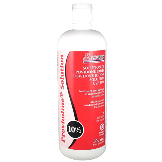 Proviodine Topical for Farm Animals 500 mL Bottle 10 %